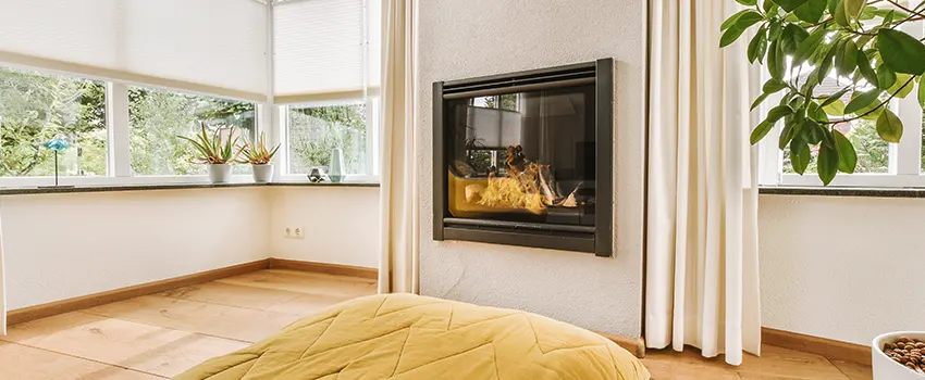 Residential Fireplace Ceramic Glass Installation in Long Beach, NY