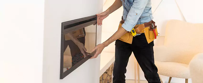 Metal Fireplace Installation in Long Beach, New York