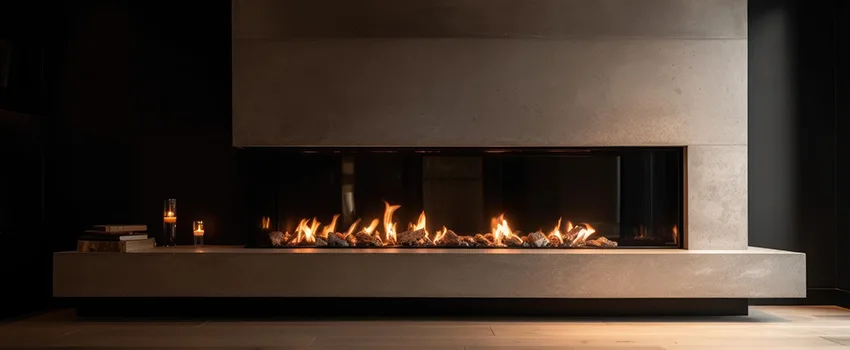 Gas Fireplace Ember Bed Design Services in Long Beach, New York