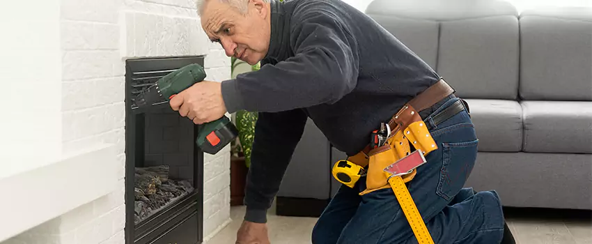 New Indoor Fireplace Installation in Long Beach, New York