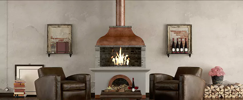 Thelin Hearth Products Providence Pellet Insert Fireplace Installation in Long Beach, NY