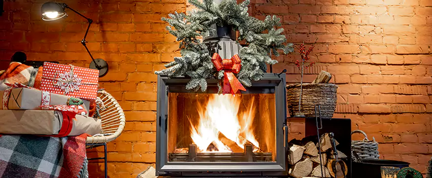 Travis Industries Linear Gas Fireplace Installation in Long Beach, New York