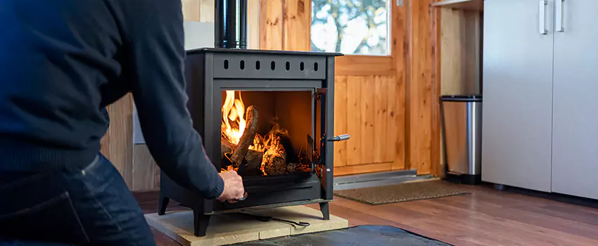 Open Hearth Wood Fireplace Installation in Long Beach, NY