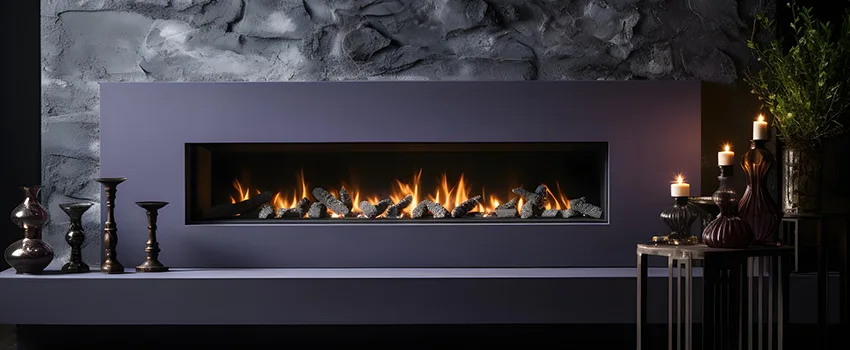 Ember Bed for Ventless Gas Fireplace in Long Beach, NY