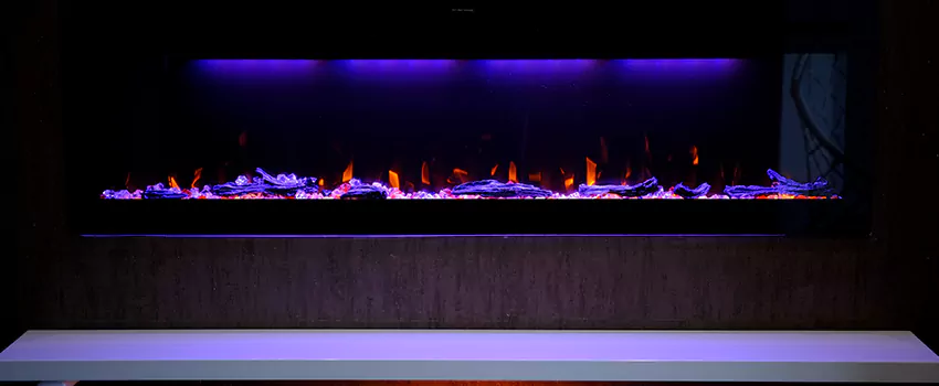 Dynamic Flame Color Fireplace Installation in Long Beach, NY