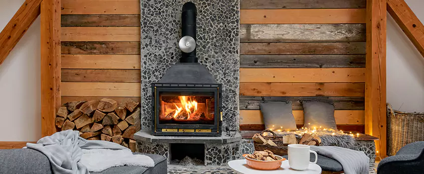 Thelin Hearth Products Direct Vent Gas Stove Fireplace Inspection in Long Beach, New York